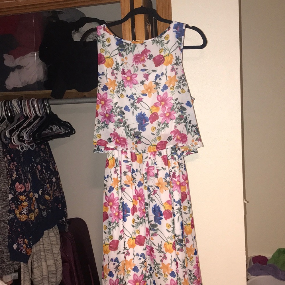 Floral knee length dress